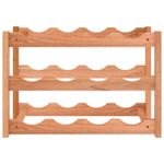 Casa si Gradina - Bucatarie si vesela - Accesorii bar - Suporturi bauturi - Raft de vin pentru 12 sticle, lemn masiv de nuc - Infinity.ro