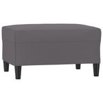 Casa si Gradina - Mobilier - Scaune si fotolii - Tabureti - Taburet, gri, 70x55x41 cm, piele ecologica - Infinity.ro