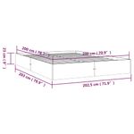 Casa si Gradina - Mobilier - Paturi si accesorii - Paturi - Cadru de pat, alb, 200x200 cm, lemn masiv - Infinity.ro
