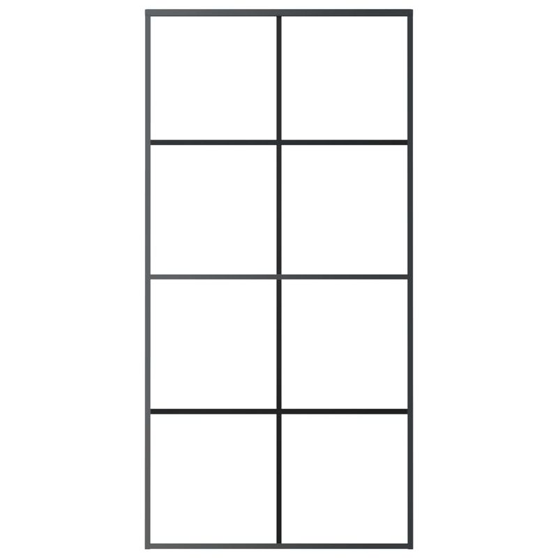 Casa si Gradina - Constructii - Usi interior, exterior si garaj - Usi garaj - Usa glisanta cu set feronerie 102,5x205 cm sticla ESG/aluminiu - Infinity.ro