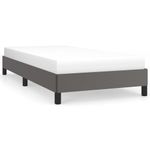 Casa si Gradina - Mobilier - Paturi si accesorii - Paturi - Cadru de pat, gri, 80x200 cm, piele ecologica - Infinity.ro