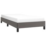 Casa si Gradina - Mobilier - Paturi si accesorii - Paturi - Cadru de pat, gri, 80x200 cm, piele ecologica - Infinity.ro