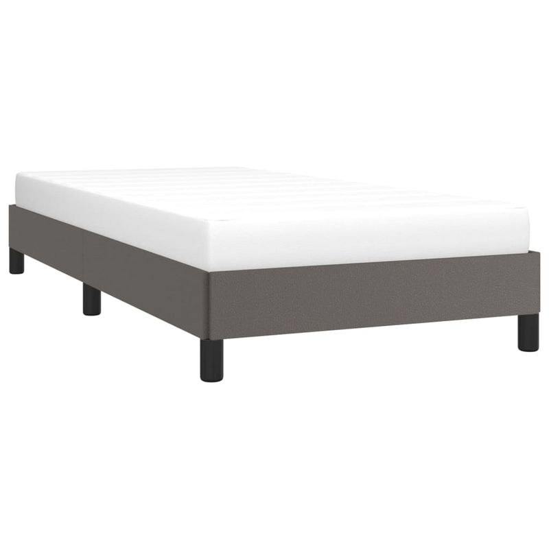 Casa si Gradina - Mobilier - Paturi si accesorii - Paturi - Cadru de pat, gri, 80x200 cm, piele ecologica - Infinity.ro