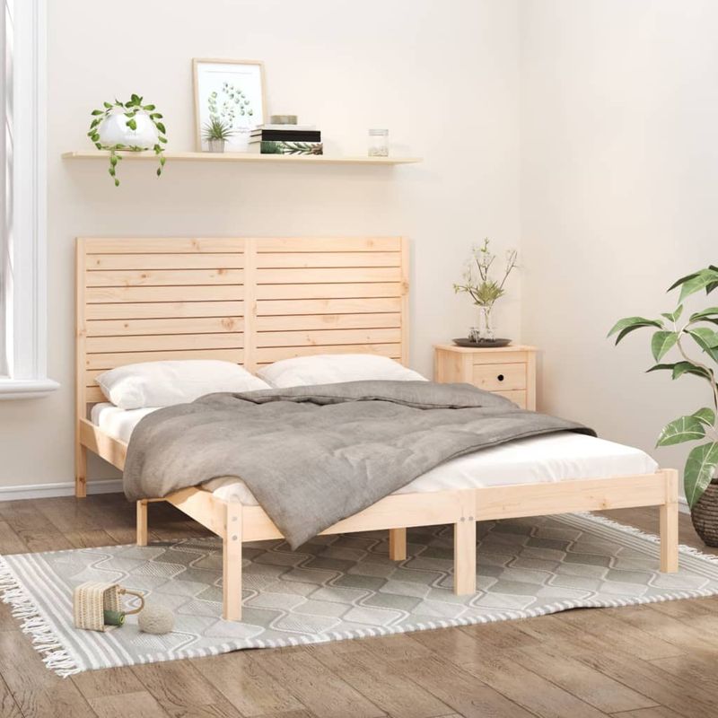 Casa si Gradina - Mobilier - Paturi si accesorii - Paturi - Cadru de pat, 160x200 cm, lemn masiv - Infinity.ro