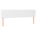 Casa si Gradina - Mobilier - Paturi si accesorii - Paturi - Pat box spring cu saltea, alb, 180x200 cm, piele ecologica - Infinity.ro