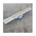 Casa si Gradina - Gradina si terasa - Gratare si accesorii - Accesorii gratare - Rigola dus Eco Mira 60 cm, cu gratar inox, 50 mm Say - Infinity.ro