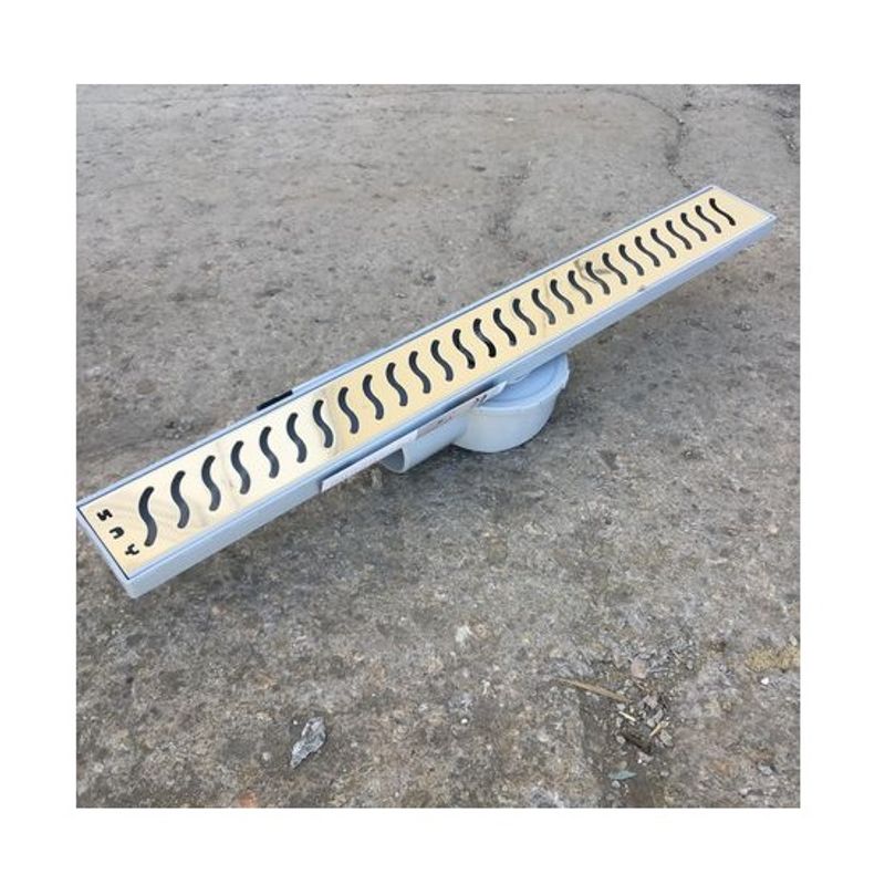 Casa si Gradina - Gradina si terasa - Gratare si accesorii - Accesorii gratare - Rigola dus Eco Mira 60 cm, cu gratar inox, 50 mm Say - Infinity.ro