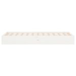 Casa si Gradina - Mobilier - Paturi si accesorii - Paturi - Cadru de pat single, alb, 90x190 cm, lemn masiv - Infinity.ro