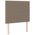 Casa si Gradina - Mobilier - Paturi si accesorii - Paturi - Pat box spring cu saltea, gri taupe, 120x200 cm, textil - Infinity.ro