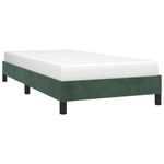 Casa si Gradina - Mobilier - Paturi si accesorii - Paturi - Cadru de pat, verde inchis, 90x190 cm, catifea - Infinity.ro