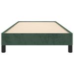 Casa si Gradina - Mobilier - Paturi si accesorii - Paturi - Cadru de pat, verde inchis, 90x190 cm, catifea - Infinity.ro