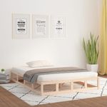 Casa si Gradina - Mobilier - Paturi si accesorii - Paturi - Cadru de pat, 200x200 cm, lemn masiv - Infinity.ro