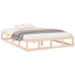 Casa si Gradina - Mobilier - Paturi si accesorii - Paturi - Cadru de pat, 200x200 cm, lemn masiv - Infinity.ro