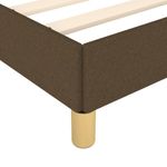Casa si Gradina - Mobilier - Paturi si accesorii - Paturi - Cadru de pat cu tablie, maro inchis, 180x200 cm, textil - Infinity.ro