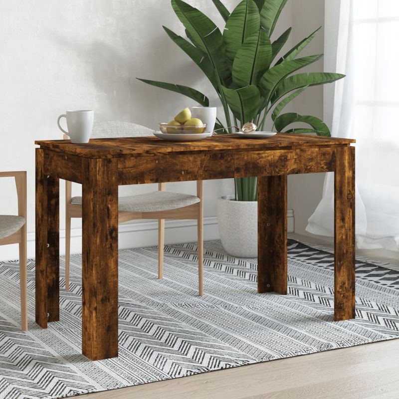 Casa si Gradina - Mobilier - Mese si birouri - Mese bucatarie si dining - Masa de bucatarie, stejar fumuriu, 120x60x76 cm, lemn prelucrat - Infinity.ro