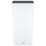 Casa si Gradina - Gradinarit si plante - Plante si ghivece - Ghivece si suporturi - Jardiniera cu interior detasabil, alb, 11 / 26,5 L, PP ratan - Infinity.ro