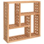 Casa si Gradina - Mobilier - Biblioteci si rafturi - Rafturi - Dulap de perete, 49x15x49 cm, lemn masiv de nuc - Infinity.ro