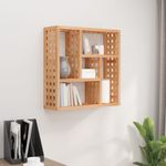 Casa si Gradina - Mobilier - Biblioteci si rafturi - Rafturi - Dulap de perete, 49x15x49 cm, lemn masiv de nuc - Infinity.ro