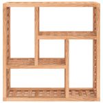 Casa si Gradina - Mobilier - Biblioteci si rafturi - Rafturi - Dulap de perete, 49x15x49 cm, lemn masiv de nuc - Infinity.ro