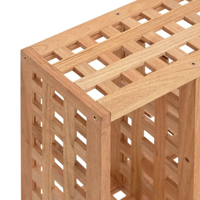 Casa si Gradina - Mobilier - Biblioteci si rafturi - Rafturi - Dulap de perete, 49x15x49 cm, lemn masiv de nuc - Infinity.ro