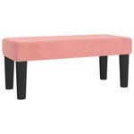 Casa si Gradina - Mobilier - Paturi si accesorii - Paturi - Pat box spring cu saltea, roz, 80x200 cm, catifea - Infinity.ro