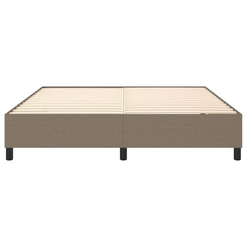 Casa si Gradina - Mobilier - Paturi si accesorii - Paturi - Cadru de pat, gri taupe, 160 x 200 cm, material textil - Infinity.ro