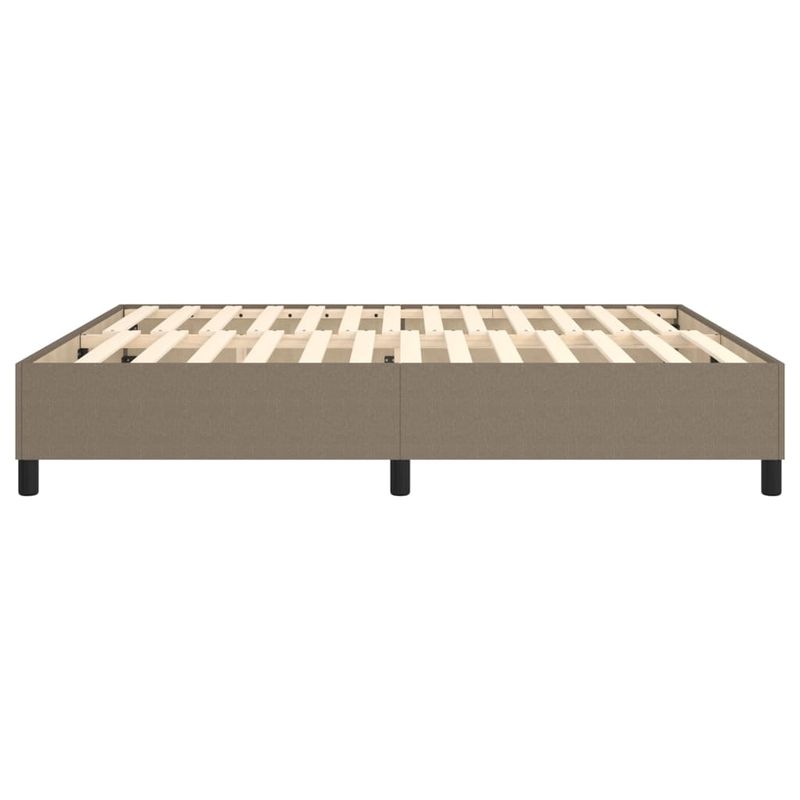 Casa si Gradina - Mobilier - Paturi si accesorii - Paturi - Cadru de pat, gri taupe, 160 x 200 cm, material textil - Infinity.ro