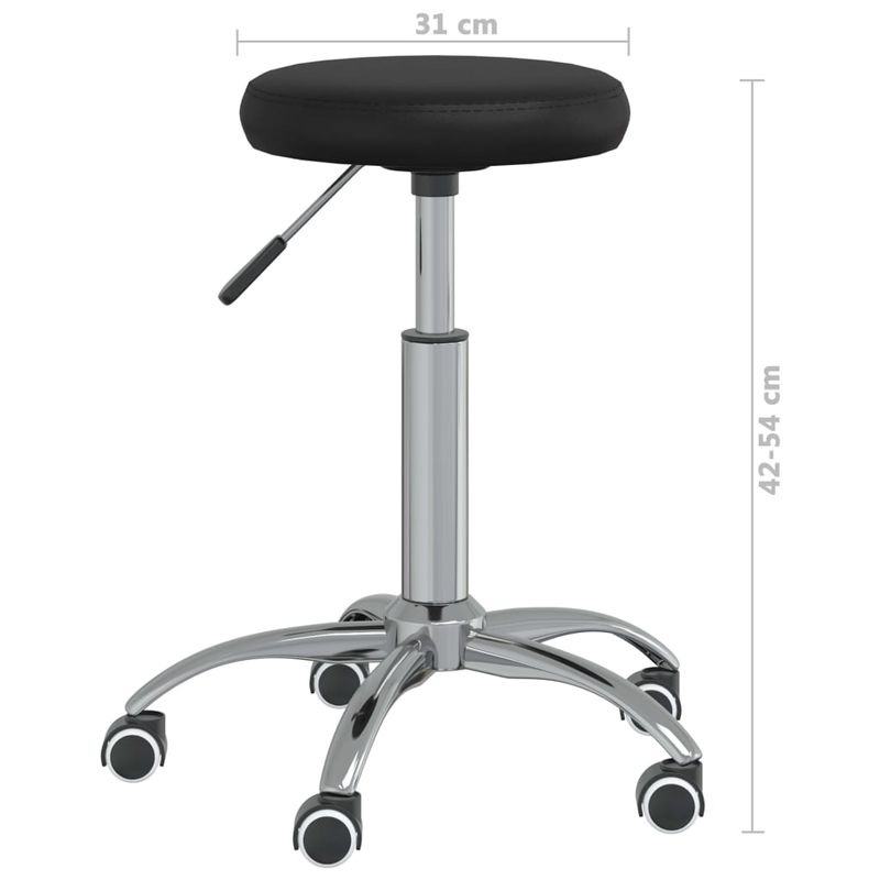 Casa si Gradina - Mobilier - Scaune si fotolii - Scaune - Scaun de bucatarie, negru, piele ecologica - Infinity.ro