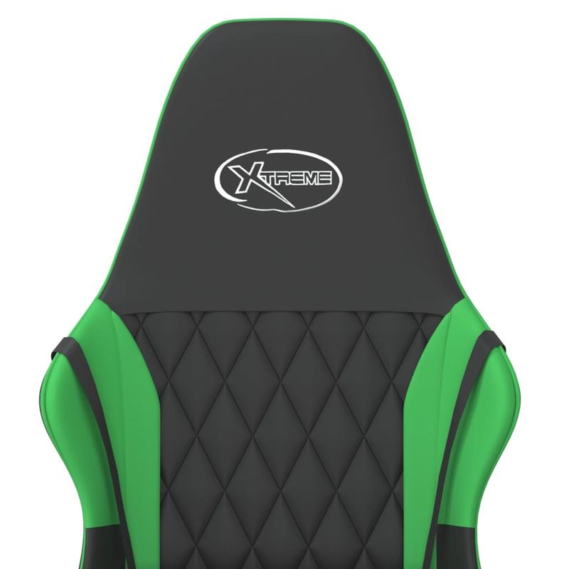 PC, gaming si accesorii - Gaming - Accesorii gaming - Scaune gaming - Scaun de jocuri, negru si verde, piele ecologica - Infinity.ro