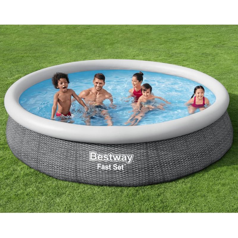 Casa si Gradina - Gradina si terasa - Piscine si accesorii - Piscine - Bestway Set de piscina rotunda, 366x76 cm - Infinity.ro