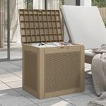 Casa si Gradina - Gradina si terasa - Mobilier exterior - Dulapuri si lazi depozitare exterior - Lada depozitare de gradina, maro, 55,5x43x53 cm, polipropilena - Infinity.ro