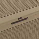 Casa si Gradina - Gradina si terasa - Mobilier exterior - Dulapuri si lazi depozitare exterior - Lada depozitare de gradina, maro, 55,5x43x53 cm, polipropilena - Infinity.ro
