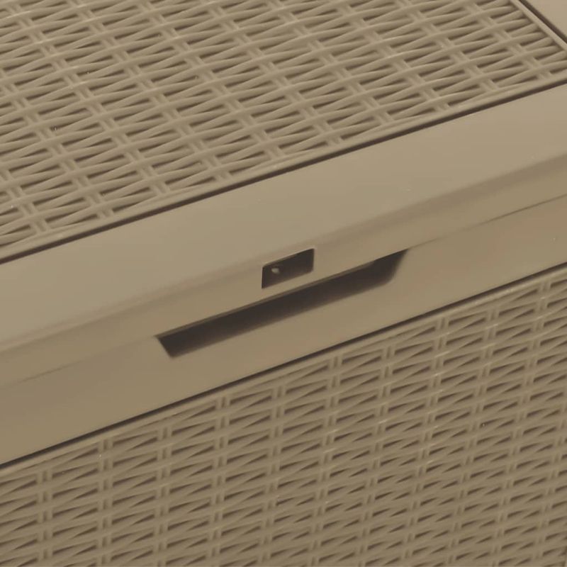 Casa si Gradina - Gradina si terasa - Mobilier exterior - Dulapuri si lazi depozitare exterior - Lada depozitare de gradina, maro, 55,5x43x53 cm, polipropilena - Infinity.ro