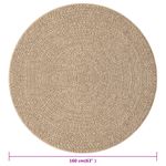 Casa si Gradina - Textile si covoare - Covoare - Covoare casa - Covor 160 cm aspect iuta pentru interior si exterior - Infinity.ro