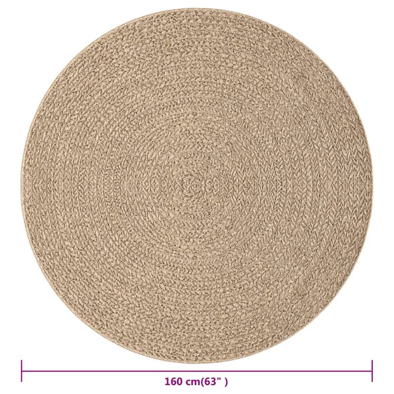 Casa si Gradina - Textile si covoare - Covoare - Covoare casa - Covor 160 cm aspect iuta pentru interior si exterior - Infinity.ro