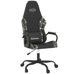 PC, gaming si accesorii - Gaming - Accesorii gaming - Scaune gaming - Scaun de jocuri, negru si camuflaj, piele ecologica - Infinity.ro