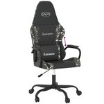 PC, gaming si accesorii - Gaming - Accesorii gaming - Scaune gaming - Scaun de jocuri, negru si camuflaj, piele ecologica - Infinity.ro