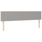 Casa si Gradina - Mobilier - Paturi si accesorii - Paturi - Pat continental cu saltea, gri deschis, 160x200 cm, textil - Infinity.ro