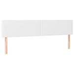 Casa si Gradina - Mobilier - Paturi si accesorii - Paturi - Pat box spring cu saltea, alb, 180x200 cm, piele ecologica - Infinity.ro