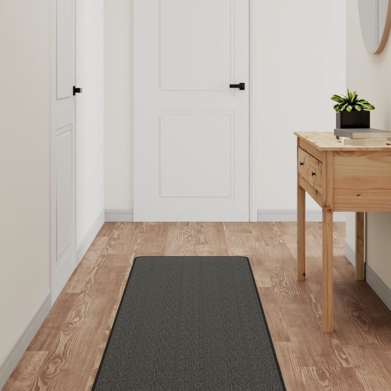 Casa si Gradina - Textile si covoare - Covoare - Covoare casa - Covor traversa aspect sisal, antracit, 50x150 cm - Infinity.ro