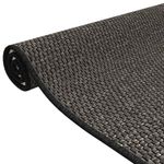 Casa si Gradina - Textile si covoare - Covoare - Covoare casa - Covor traversa aspect sisal, antracit, 50x150 cm - Infinity.ro