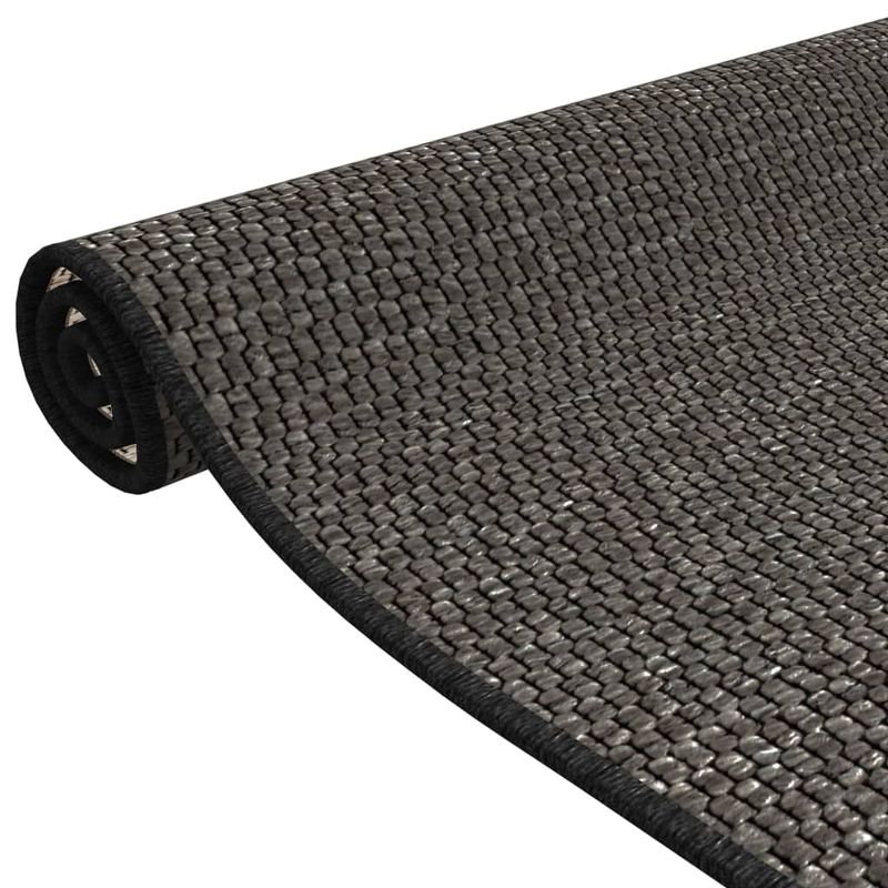 Casa si Gradina - Textile si covoare - Covoare - Covoare casa - Covor traversa aspect sisal, antracit, 50x150 cm - Infinity.ro