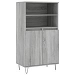 Casa si Gradina - Mobilier - Comode si corpuri - Corpuri bucatarie - Dulap inalt, gri sonoma, 60x36x110 cm, lemn prelucrat - Infinity.ro