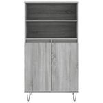 Casa si Gradina - Mobilier - Comode si corpuri - Corpuri bucatarie - Dulap inalt, gri sonoma, 60x36x110 cm, lemn prelucrat - Infinity.ro