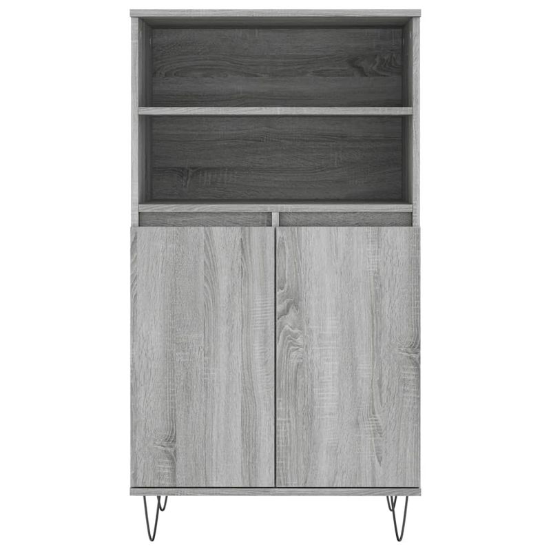 Casa si Gradina - Mobilier - Comode si corpuri - Corpuri bucatarie - Dulap inalt, gri sonoma, 60x36x110 cm, lemn prelucrat - Infinity.ro