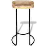Casa si Gradina - Mobilier - Scaune si fotolii - Scaune - Scaune de bar, 2 buc., lemn masiv de mango - Infinity.ro