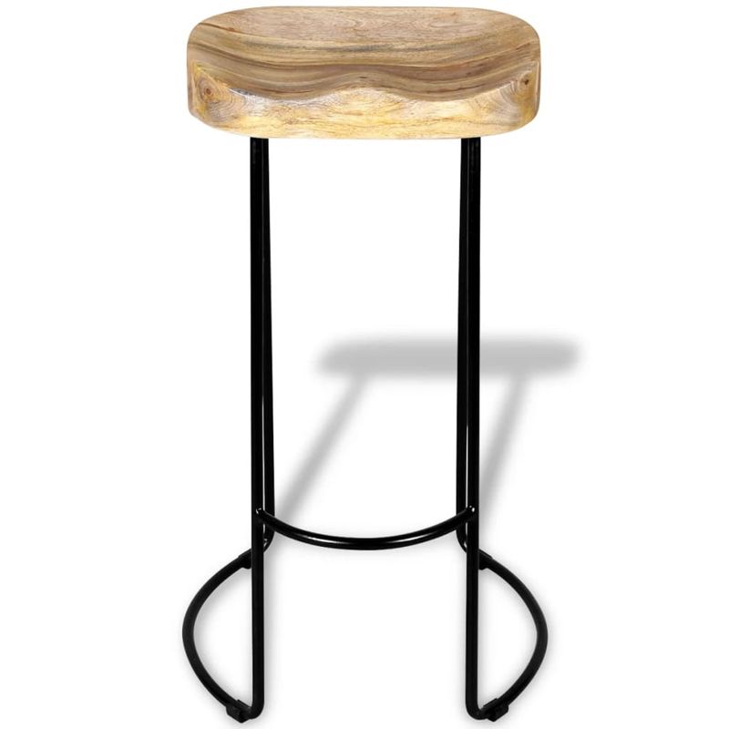 Casa si Gradina - Mobilier - Scaune si fotolii - Scaune - Scaune de bar, 2 buc., lemn masiv de mango - Infinity.ro