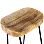 Casa si Gradina - Mobilier - Scaune si fotolii - Scaune - Scaune de bar, 2 buc., lemn masiv de mango - Infinity.ro