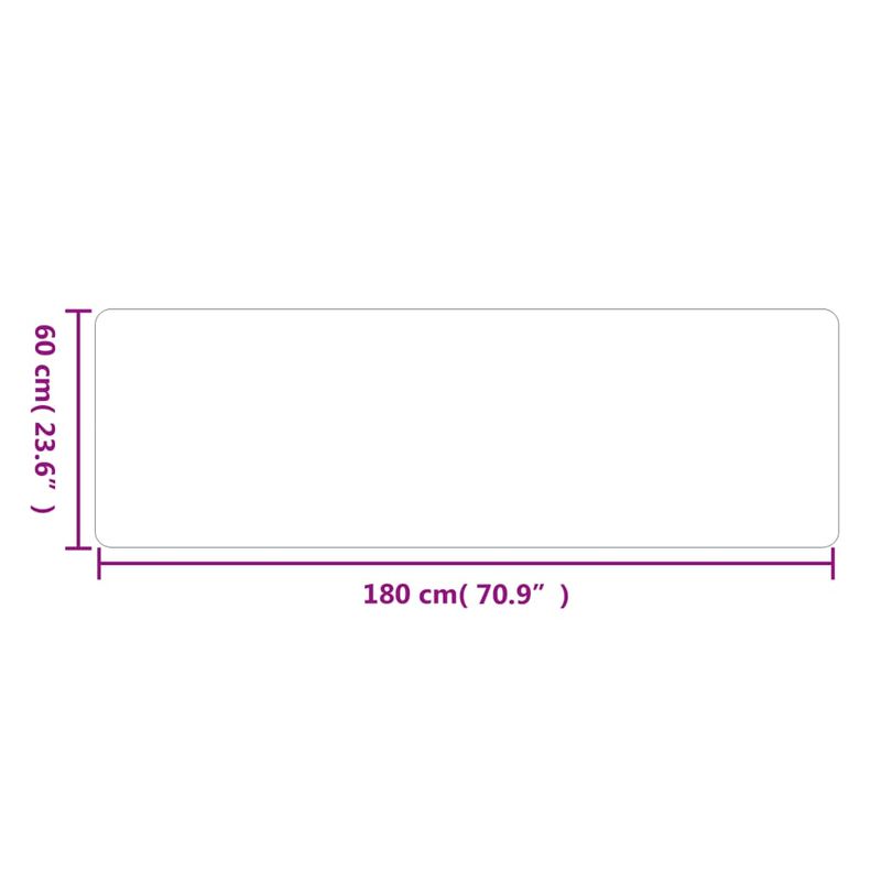 Casa si Gradina - Textile si covoare - Covoare - Covoare casa - Covor traversa, antracit, 60x180 cm - Infinity.ro