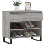 Casa si Gradina - Mobilier - Organizare si depozitare - Organizator incaltaminte - Pantofar, gri sonoma, 70x36x60 cm, lemn prelucrat - Infinity.ro